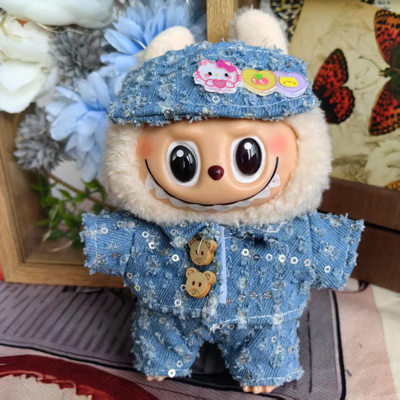Wholesale Doll clothes for three generations,  circus clown fashion brand cute cartoon